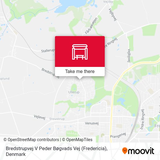 Bredstrupvej V Peder Bøgvads Vej (Fredericia) map