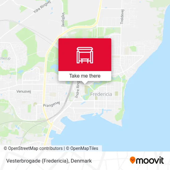 Vesterbrogade (Fredericia) map