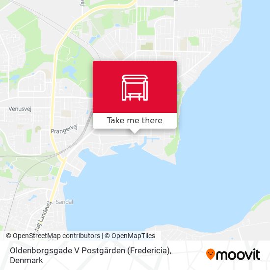 Oldenborgsgade V Postgården (Fredericia) map
