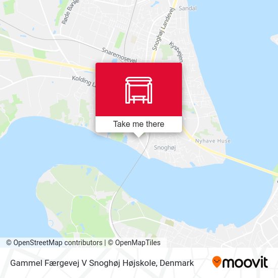 Gammel Færgevej V Snoghøj Højskole map