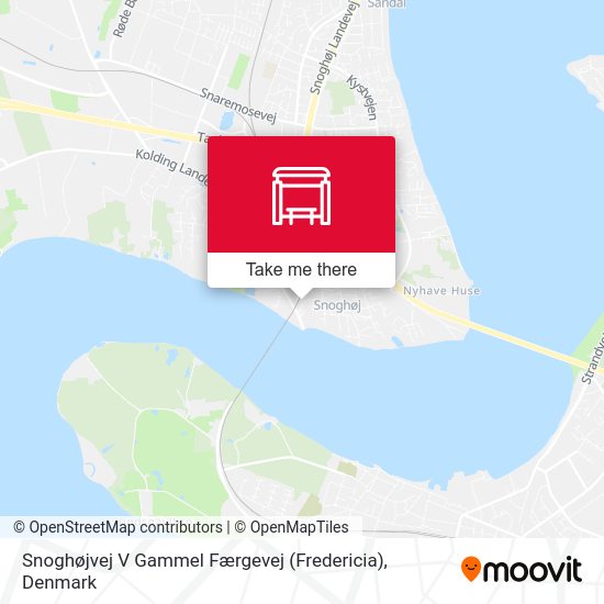 Snoghøjvej V Gammel Færgevej (Fredericia) map