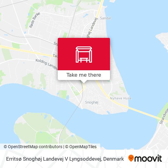 Erritsø Snoghøj Landevej V Lyngsoddevej map