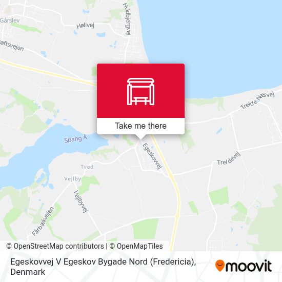 Egeskovvej V Egeskov Bygade Nord (Fredericia) map