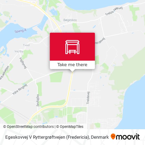 Egeskovvej V Ryttergrøftvejen (Fredericia) map