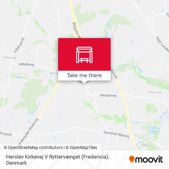Herslev Kirkevej V Ryttervænget (Fredericia) map