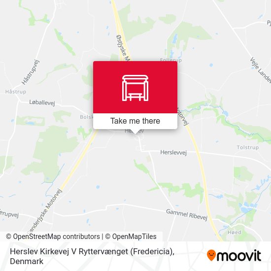 Herslev Kirkevej V Ryttervænget (Fredericia) map