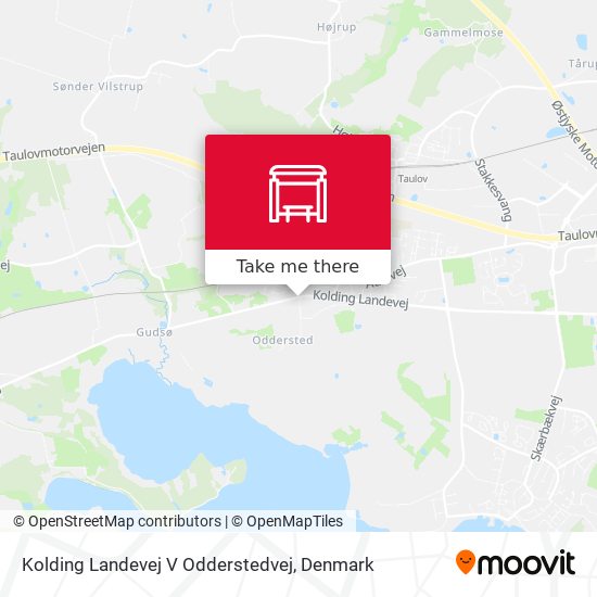 Kolding Landevej V Odderstedvej map