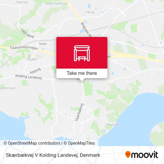 Skærbækvej V Kolding Landevej map