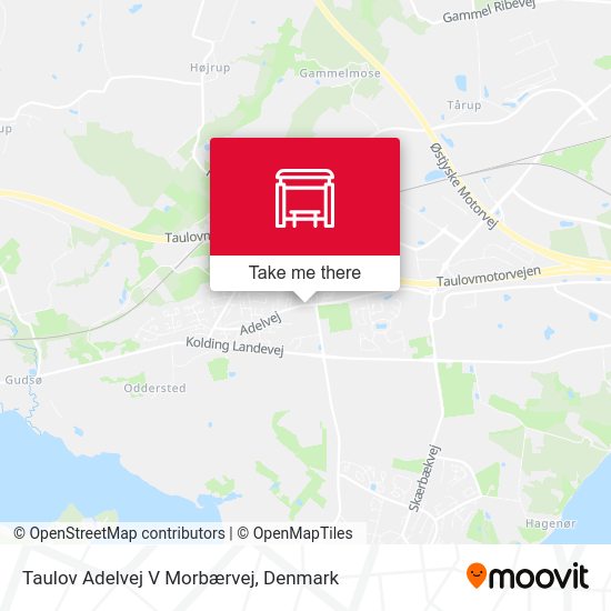 Taulov Adelvej V Morbærvej map