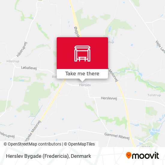 Herslev Bygade (Fredericia) map