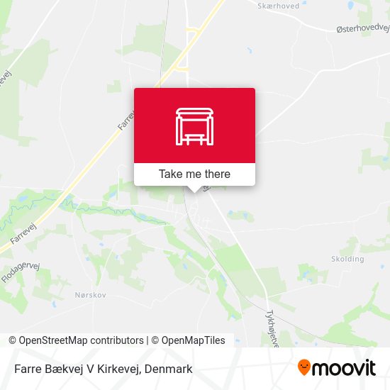 Farre Bækvej V Kirkevej map