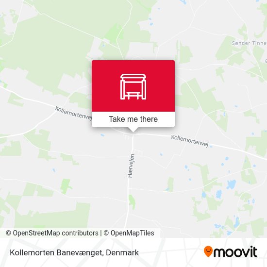 Kollemorten Banevænget map