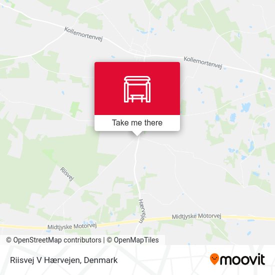 Riisvej V Hærvejen map