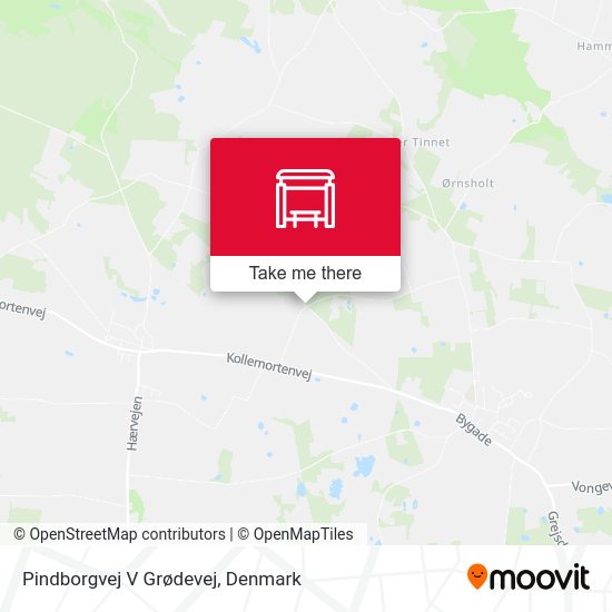 Pindborgvej V Grødevej map