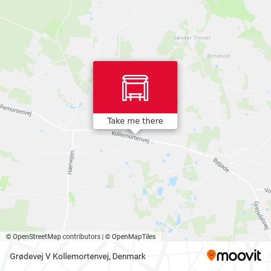 Grødevej V Kollemortenvej map