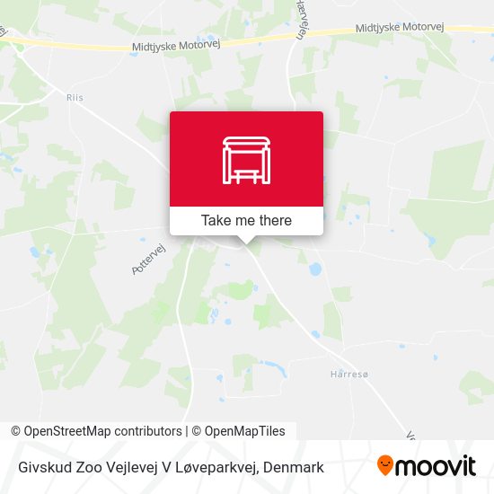 Givskud Zoo Vejlevej V Løveparkvej map