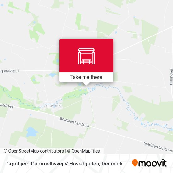 Grønbjerg Gammelbyvej V Hovedgaden map