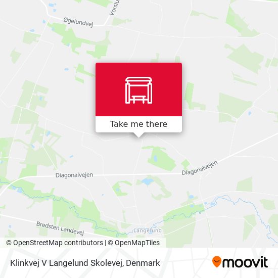 Klinkvej V Langelund Skolevej map
