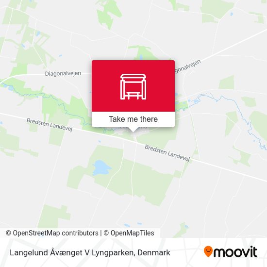 Langelund Åvænget V Lyngparken map