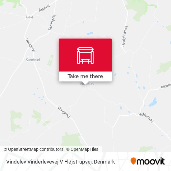 Vindelev Vinderlevevej V Fløjstrupvej map