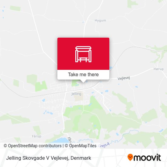 Jelling Skovgade V Vejlevej map