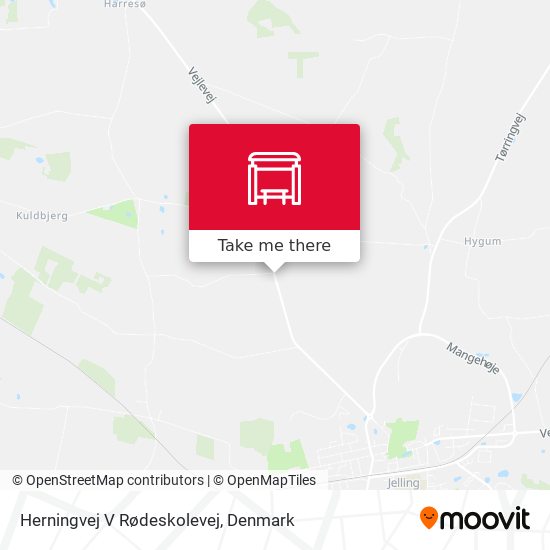 Herningvej V Rødeskolevej map