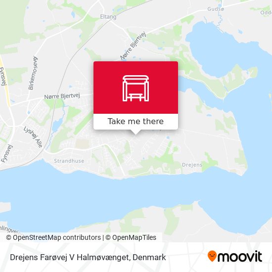 Drejens Farøvej V Halmøvænget map