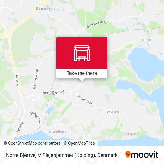 Nørre Bjertvej V Plejehjemmet (Kolding) map