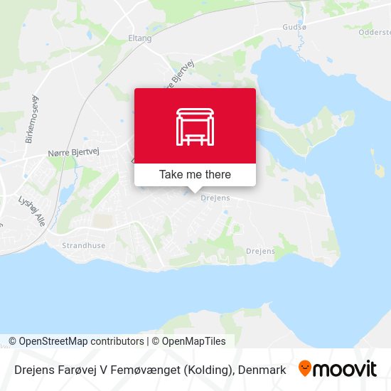 Drejens Farøvej V Femøvænget (Kolding) map