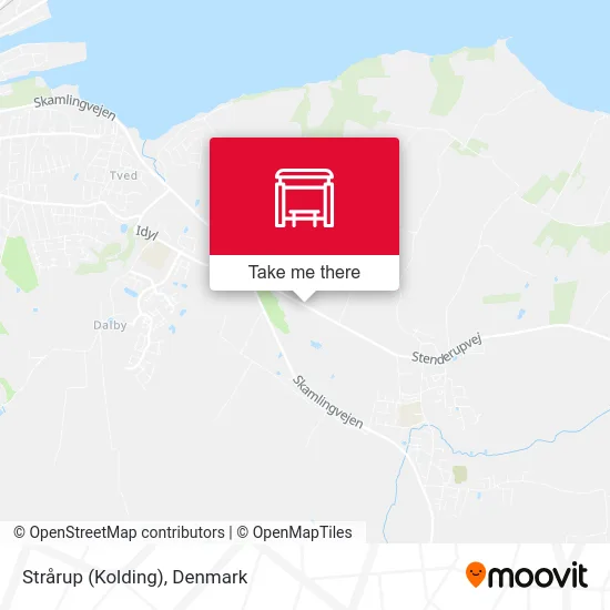 Strårup (Kolding) map