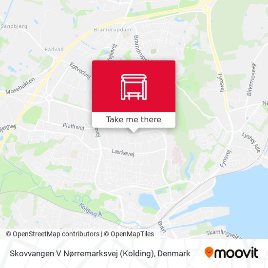 Skovvangen V Nørremarksvej (Kolding) map