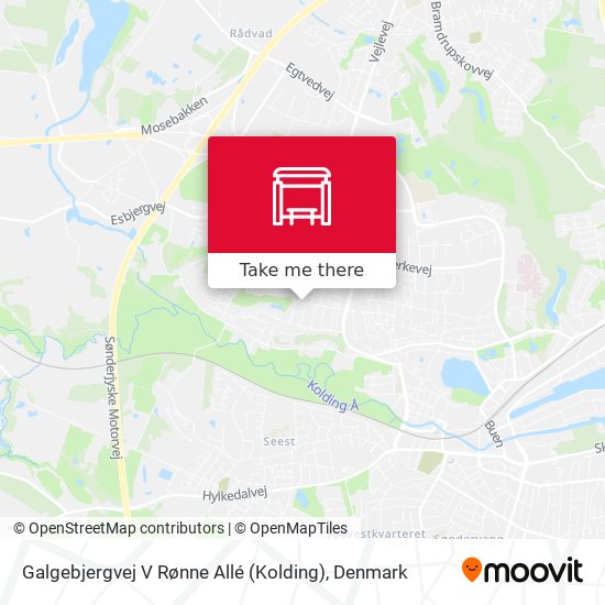 Galgebjergvej V Rønne Allé (Kolding) map