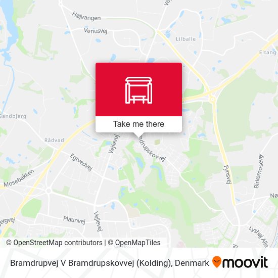 Bramdrupvej V Bramdrupskovvej (Kolding) map