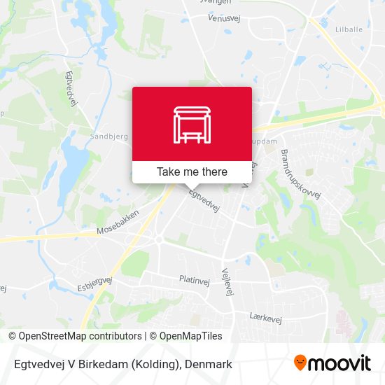 Egtvedvej V Birkedam (Kolding) map