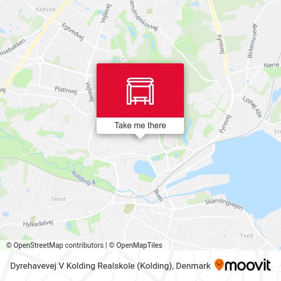 Dyrehavevej V Kolding Realskole map
