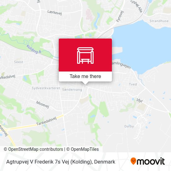 Agtrupvej V Frederik 7s Vej (Kolding) map
