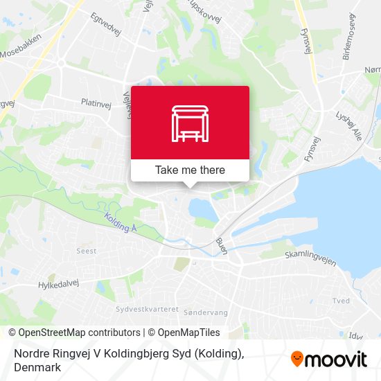 Nordre Ringvej V Koldingbjerg Syd map
