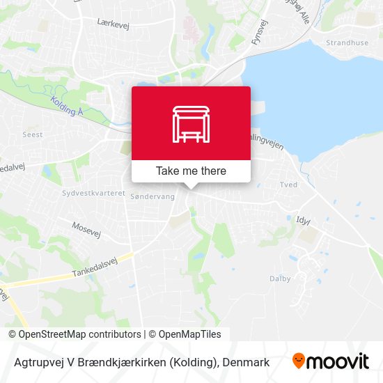 Agtrupvej V Brændkjærkirken (Kolding) map
