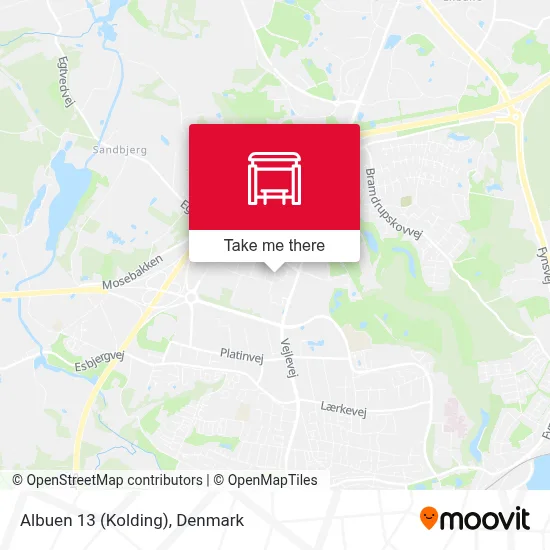 Albuen 13 (Kolding) map