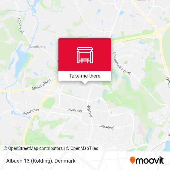 Albuen 13 (Kolding) map