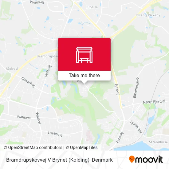 Bramdrupskovvej V Brynet (Kolding) map