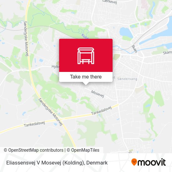 Eliassensvej V Mosevej (Kolding) map