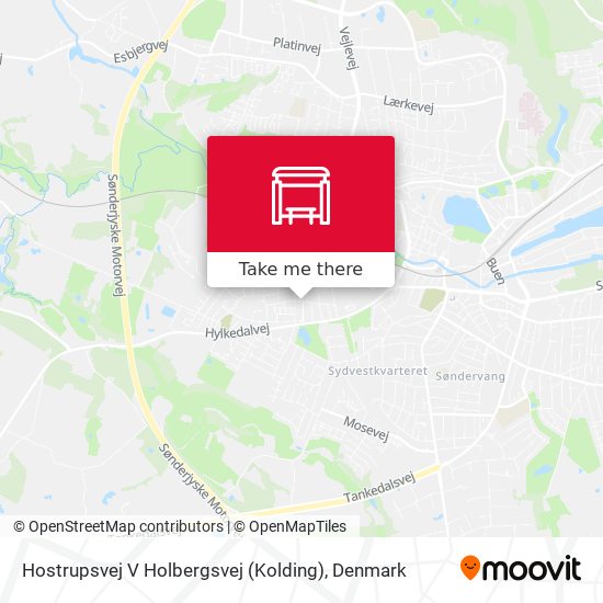 Hostrupsvej V Holbergsvej (Kolding) map