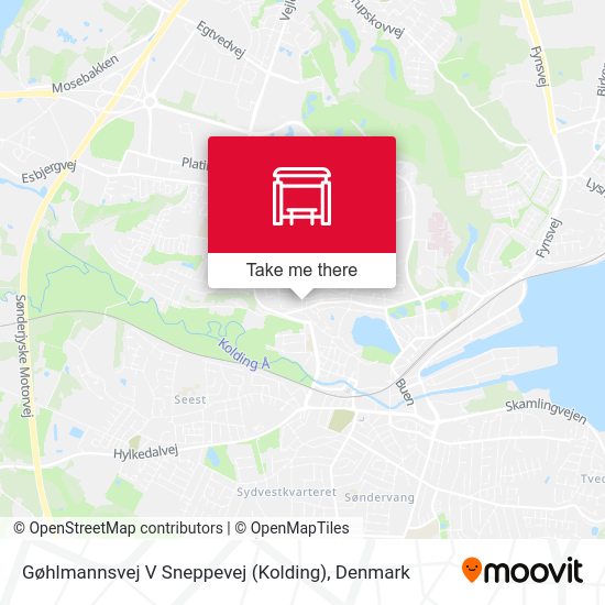 Gøhlmannsvej V Sneppevej (Kolding) map