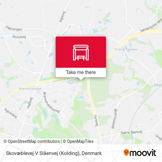 Skovæblevej V Slåenvej (Kolding) map