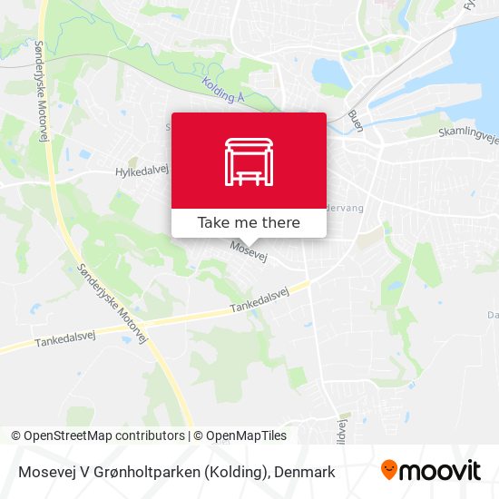 Mosevej V Grønholtparken (Kolding) map