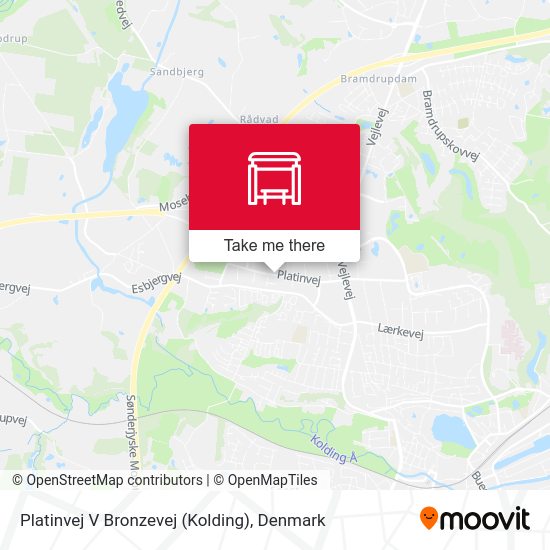 Platinvej V Bronzevej (Kolding) map