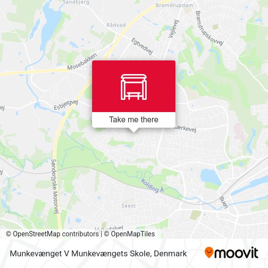 Munkevænget V Munkevængets Skole map