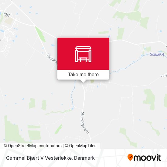 Gammel Bjært V Vesterløkke map