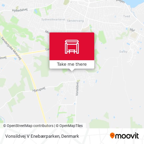 Vonsildvej V Enebærparken map